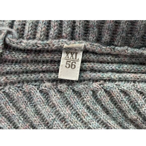 1-27 ERMENEGILDO ZENGA Men's Sweater Henley Gray 100% Cashmere XXL/56 - Picture 9 of 15